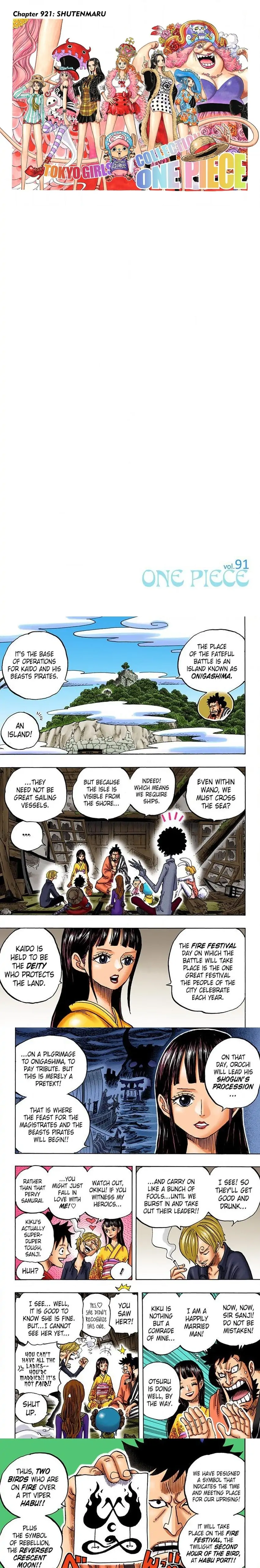 One Piece Digital Colored Chapter 921 image 1